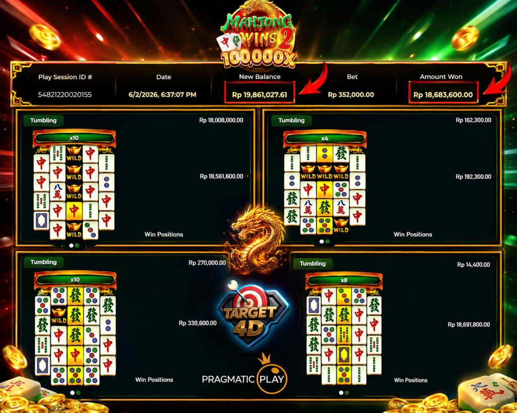 Bukti Kemenangan JP Mahjong Wins 2