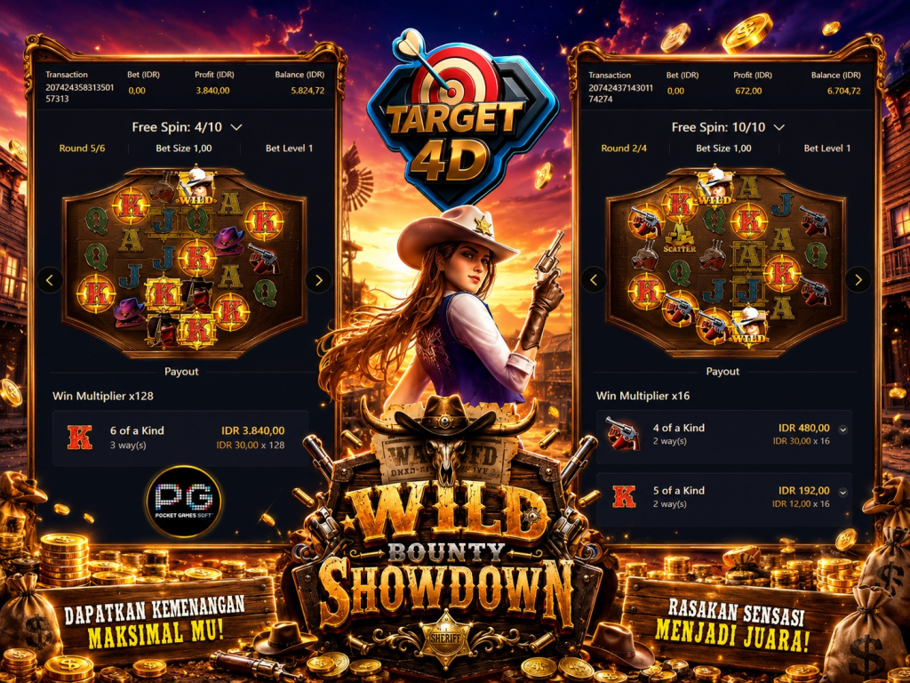 Bukti Kemenangan JP Wild Bounty Showdown