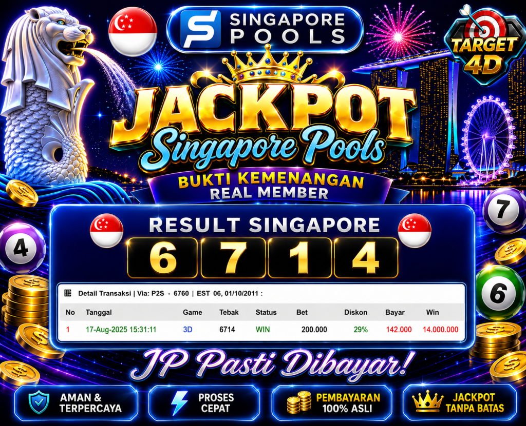 Bukti Kemenangan JP Togel SINGAPORE